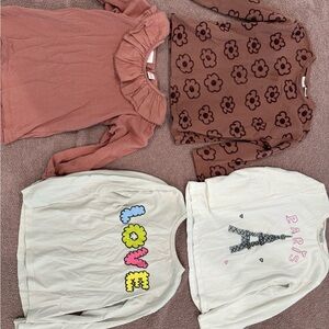 4 long sleeve tops size Zara. Size 4-5